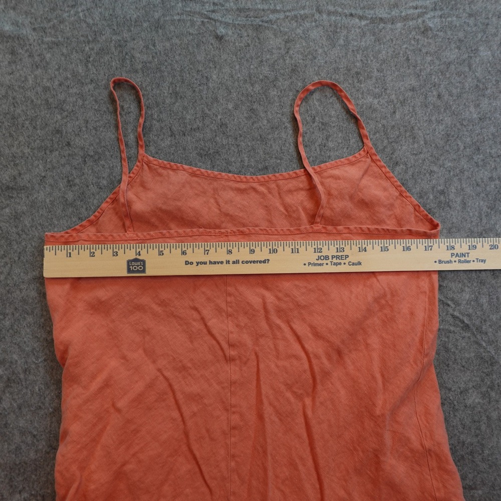 Bryn Walker Dress Women Medium Pink Linen Ruffle Hem Slip Cami Sleeveless - Picture 5 of 11